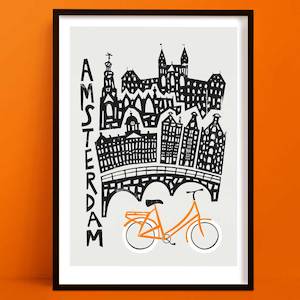 Amsterdam Print | Cityscape Poster