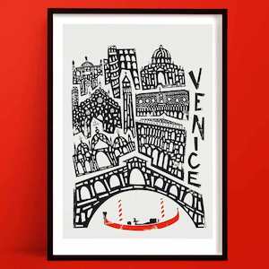 Hallway Wall Art: Venice Print | Italy Art