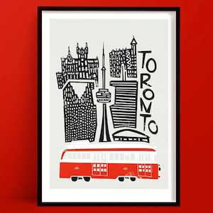 Hallway Wall Art: Toronto Print | Cityscape Wall Art