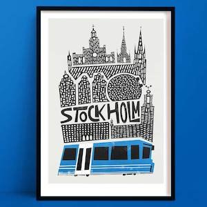 Stockholm Print | Architecture Art