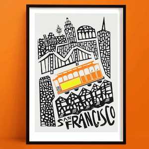 San Francisco Print | Streetcar Wall Art