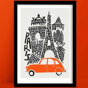 Wholesale Prints: Paris Print | Travel Poster