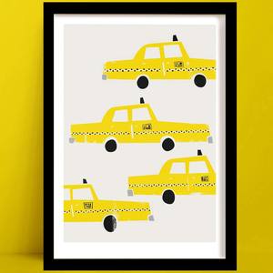 Wholesale Prints: New York Taxi Print | NYC Poster