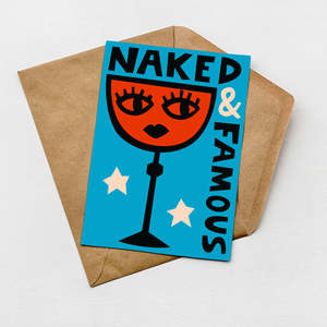 Naked & Famous Card (Pack of 6)