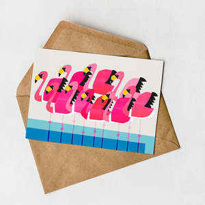 Flamingo Card (Pack of 6)