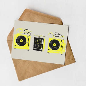 DJ Decks Card (Pack of 6)