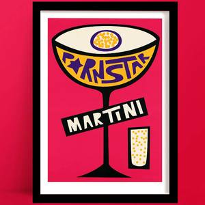 Pornstar Martini Print | Cocktail Wall Art