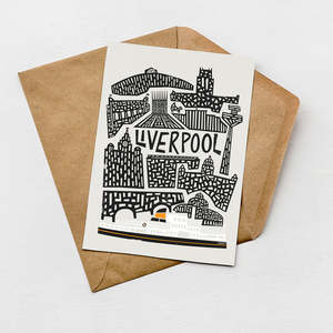 Travel Cards: Liverpool Card (Pack of 6)