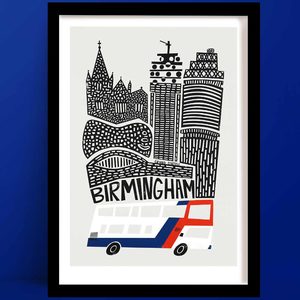 Birmingham Print | British City Wall Art
