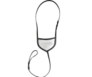 Leather Number Holder- Havana Brown