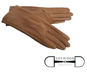 Riding Gloves: Hurlford Old Gold Gloves- Adults