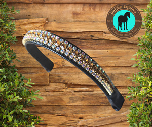 Miniature Show Halters And Accessories: J Hook Noseband - Amber