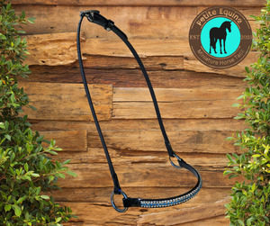Miniature Show Halters And Accessories: Crown Miniature Horse Show Halters - Ocean Blue