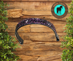 Miniature Show Halters And Accessories: J Hook Noseband - Grape