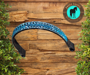 Miniature Show Halters And Accessories: J Hook Noseband - Teal