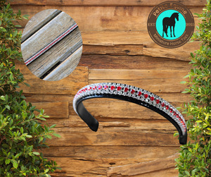 Miniature Show Halters And Accessories: J Hook Noseband -Ruby