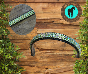 Miniature Show Halters And Accessories: J Hook Noseband -Kermit Green