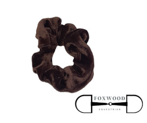 Hair Accessories Jewellery: Brown Velour Scrunchie