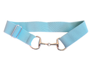 Sale: Snaffle Bit Elastic Belt- Aqua
