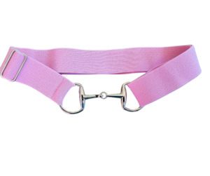 Sale: Snaffle Bit Elastic Belt- Pink