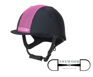 Champion Helmet Cover Hot Pink & Black