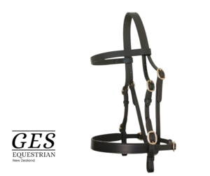 In-hand Show Bridle-Flat-Havana Brown