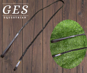 GES Hand Plaited Leather Lead