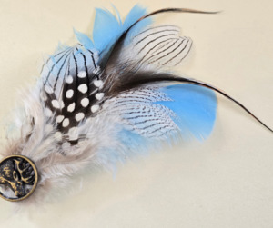 Small Feather Hat Pin