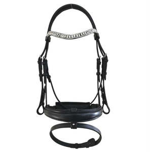 GES Rio Black Snaffle With Reins