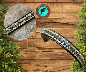 Miniature Horse: J Hook Noseband -Sapphire