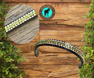 J Hook Noseband -Light Green