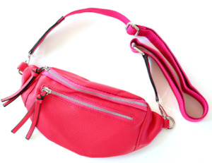 BAG - CROSS BODY BELT BAG - ARCHER HOUSE - HOT PINK