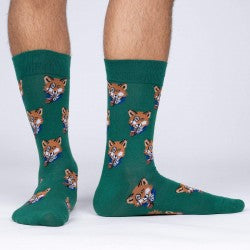 Sock It To Me: MENS CREW - THE SMOKING FOX