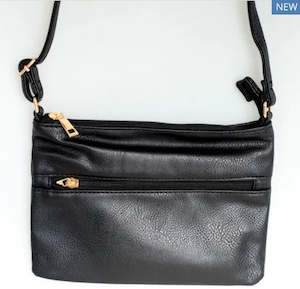 Bags: CITY CROSS HANDYBAG - BLACK