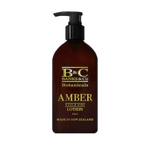 Banks Co 1: HAND & BODY LOTION - BANKS & CO - AMBER