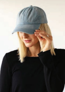 Archer House 1: DENIM CAP - Light Blue