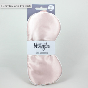 All 1: Honeydew Satin Eye Mask - Blush