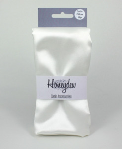 New: Honeydew Satin Pillow Slip - Ivory