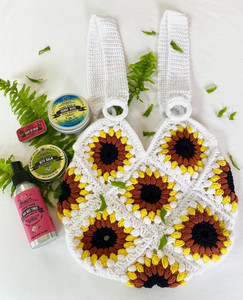 Flower Power Bag - White or yellow Fpoc