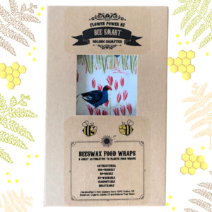 New Zealand Pukeko Beeswax Food Wraps