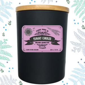 Products: Levander Yummy Candle - black tumbler jar