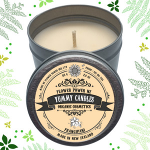 Products: Frangipani Yummy Candle - tin Fpoc