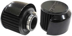 Aeroflow 3: Breather Filter 3" (76.2mm) O.D. x 2-1/2" (63.5mm) High, 1-3/8" (34.9mm) Flange Inside Diameter