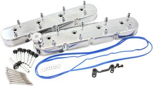 Aeroflow GM LS Factory Valve Cover Set, Tall Height, Polished Finish