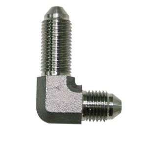 Bulkhead: 90 Deg Stainless Steel Bulkhead Aeroflow