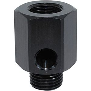 Metric Adapters: Metric Extension With 1/8" NPT Port On Side Aeroflow