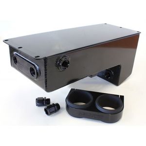 Surge Tank: Aeroflow Dual Fuel Pump Under Car Surge Tank Black 4.75L