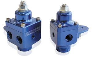 Regulators Carburettor: Billet 2-Port Carburettor Fuel Pressure Regulator -8 ORB