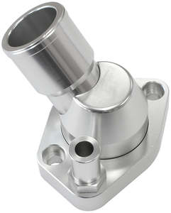 Thermostat Housing: Billet 45° Swivel Thermostat Housing,  Ford 289, 302 and 351 Windsor V8.