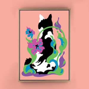 Artpaths: Floral Cat